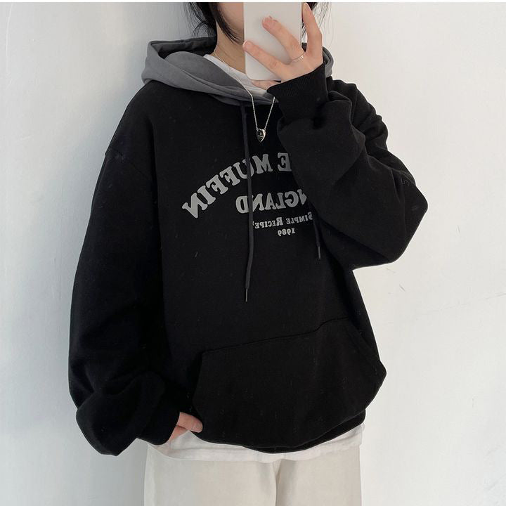 Fleece Padded Top - 715 Black Thin / L - Baggy