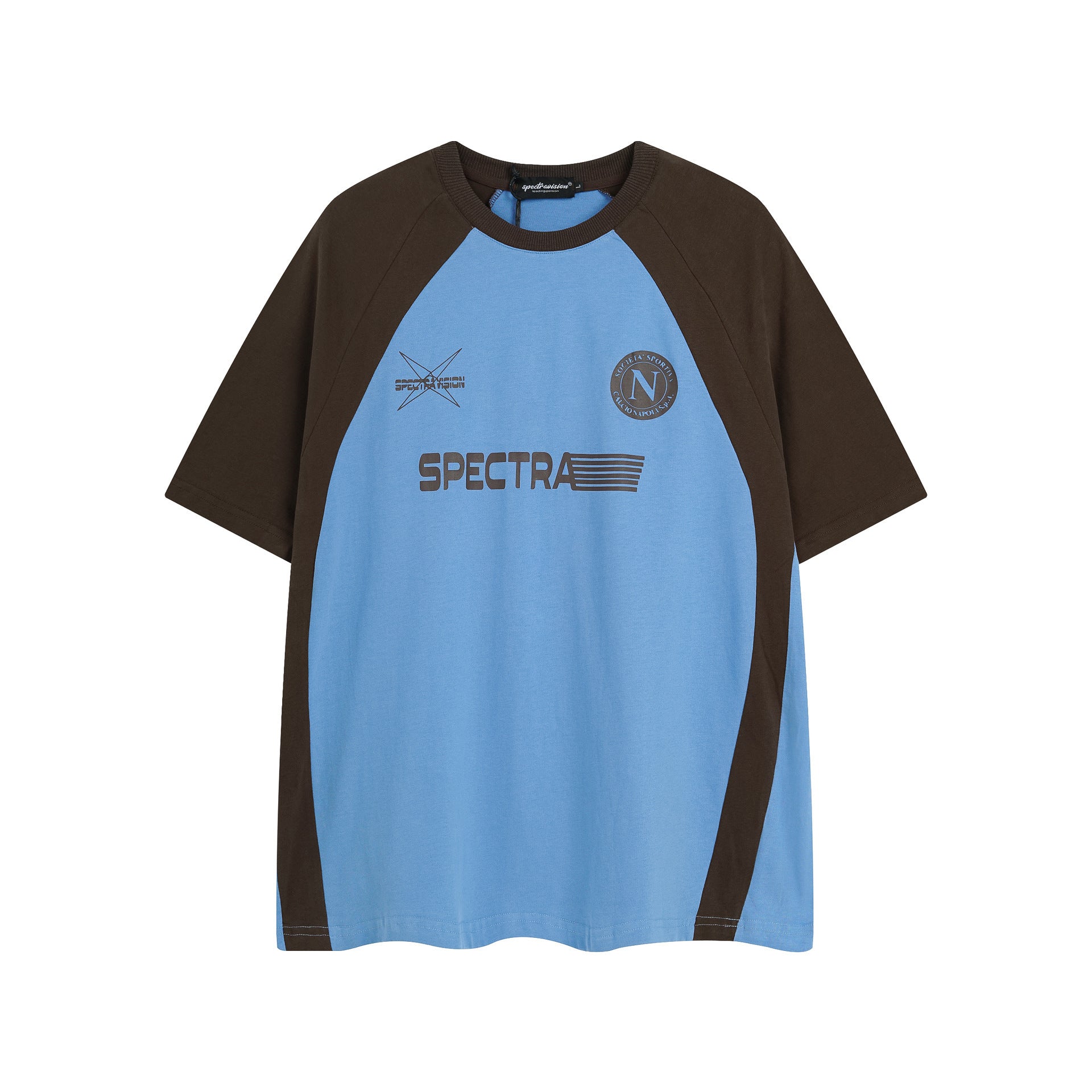 Sleeve T-shirt - Blue / L - Baggy