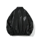 Spring And Autumn New Loose Retro PU Leather Jacket
