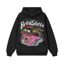 American Street Fun Printing Solid Color Men And Women Fallwinter Hoodie