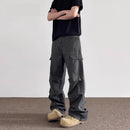 American Retro Cargo - Dark Gray / L - Cargo Hosen