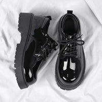 Business Casual Leather Shoes - D03 Black / 37 - Schuhe
