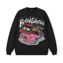 American Street Fun Printing Solid Color Men And Women Fallwinter Hoodie
