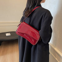 Fashion Women’s Shiny Simple Shoulder Bag - Taschen Frauen