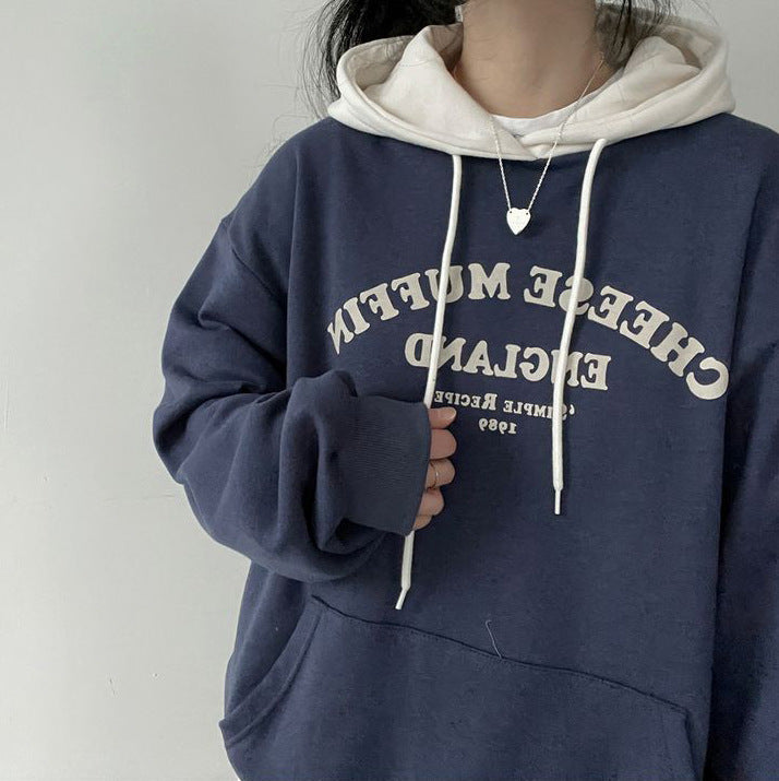 Fleece Padded Top - 715 Blue Plus Velvet / L - Baggy