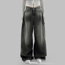High Waist Wide Legs Jeans For Women - Baggy