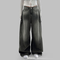 High Waist Wide Legs Jeans For Women - Baggy