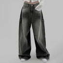 High Waist Wide Legs Jeans For Women - Baggy