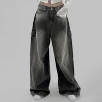 High Waist Wide Legs Jeans For Women - Baggy