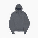 Retro Fashion Zipper Patchwork Sweater - Gray / 2XL - Baggy