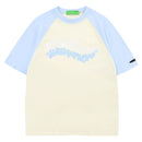 Round Neck T-shirt - Apricot / L - Baggy
