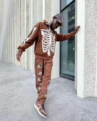Skull Skeleton Zipper - Hoodie