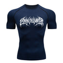 Sports Breathable Tights - Navy Blue / L - T-Shirts