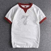 Washed Cotton T-shirt - Red Mosaic / L - Baggy