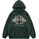 Zipper Fleece Sweater - Hoodie